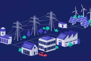 Marktrollen in der Energiewirtschaft: Visualisierung verschiedener Akteure